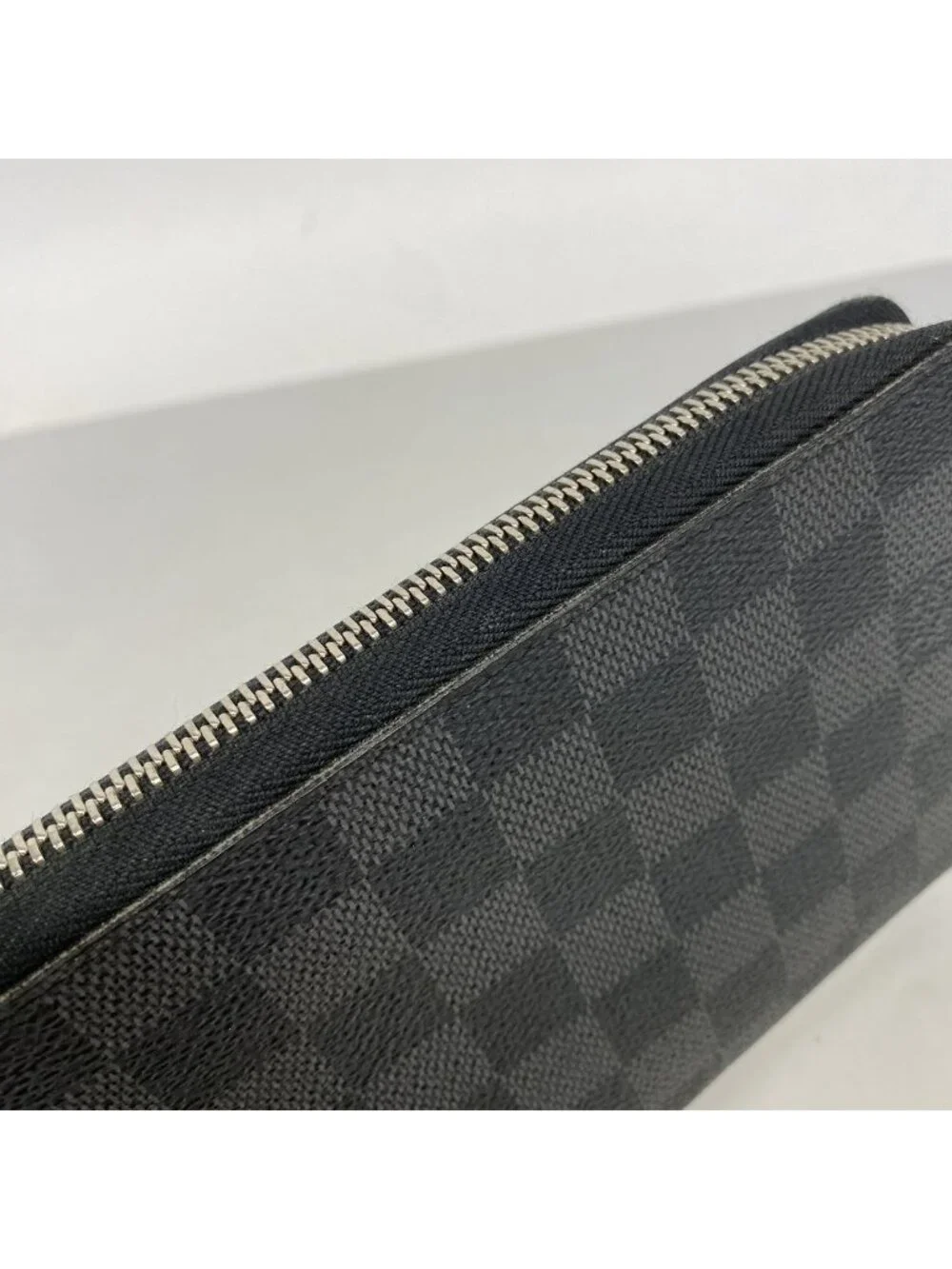 Louis Vuitton Wallet Damier Graphite Zippy Organizer Black Gray